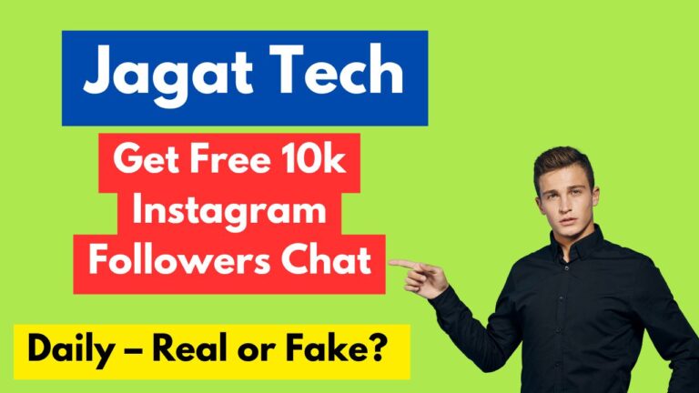 Jagat Tech: Get Free 10k Instagram Followers Daily