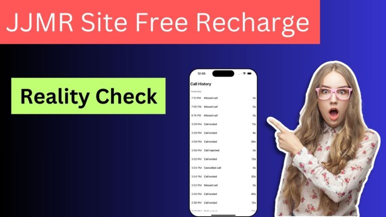 JJMR Site Free Recharge: Reality Check
