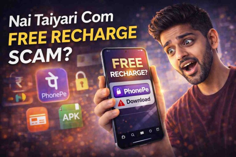 Nai Taiyari .com Free Recharge 2026, PhonePe Download, Scholarship and Job Alert – पूरी सच्चाई जानिए (Fake या Real)