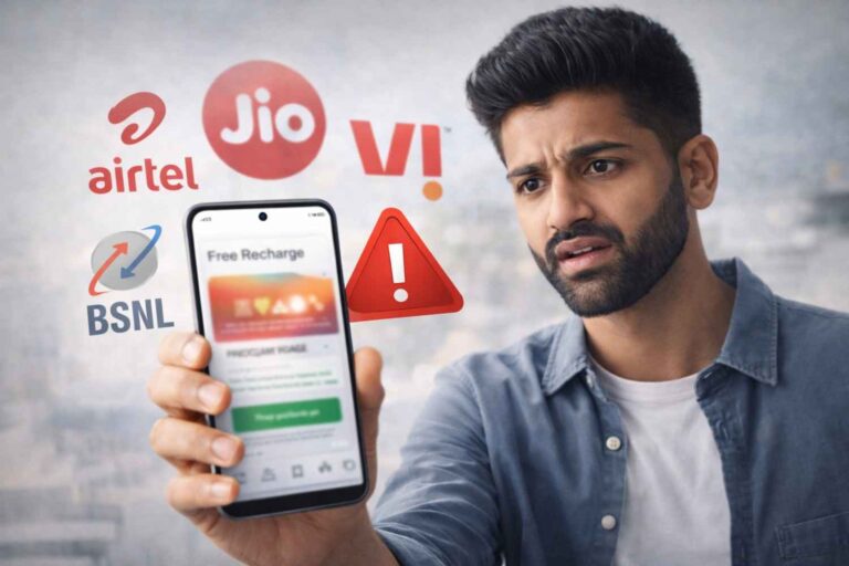 badak178kl.space 2026 - Airtel, Jio, VI, BSNL Free Recharge का सच क्या है? पूरा Reality Check